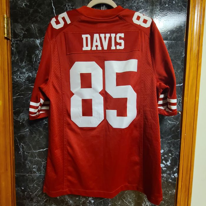 NFL Nike On Field San Francisco 49ers #85 Vernon Davis Jersey Size 48 New  Tags