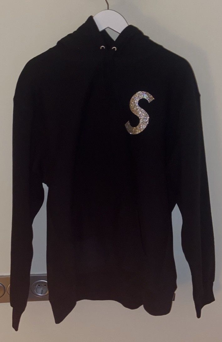 Black Supreme Swarovski Sweatshirt Supreme/Swarovski® S Logo