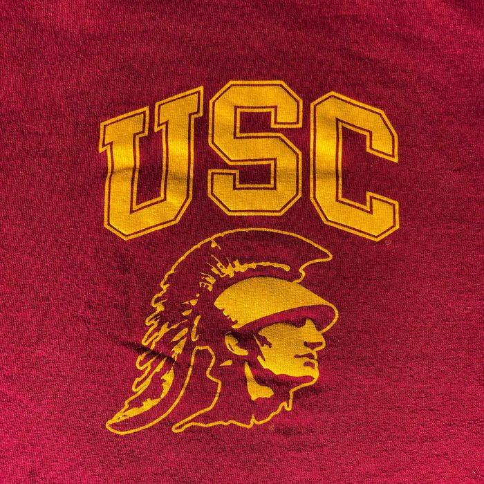 Vintage VINTAGE USC TROJANS GRAPHIC RED OAK TSHIRT TEE | Grailed