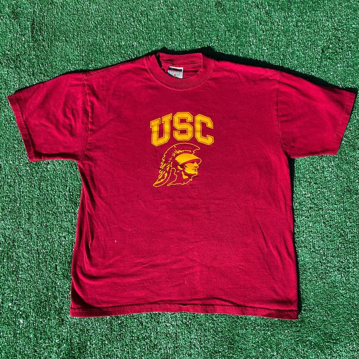 Vintage VINTAGE USC TROJANS GRAPHIC RED OAK TSHIRT TEE | Grailed