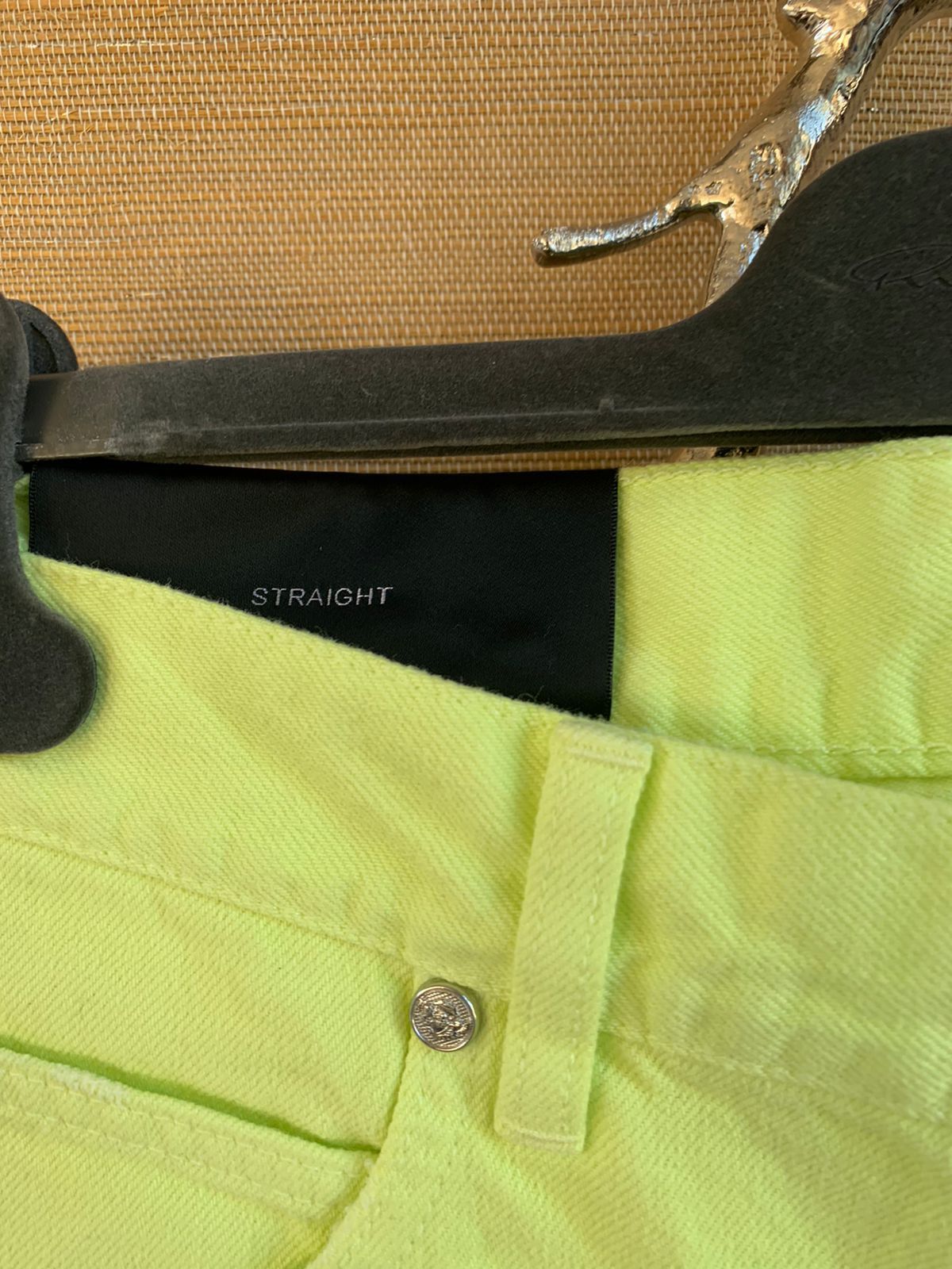 Balmain Distressed Straight Denim in Yellow Size US 32 / EU 48 - 11 Thumbnail