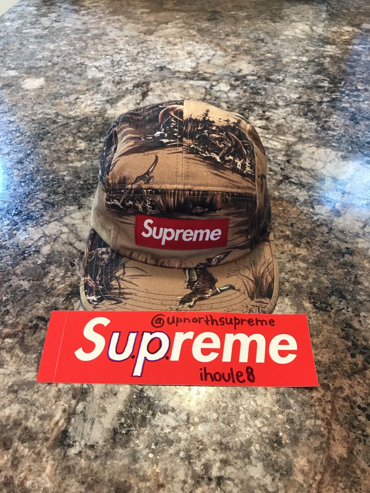 Supreme Ducks And Dogs Hat Supreme Dog And Duck Canvas Camp Cap