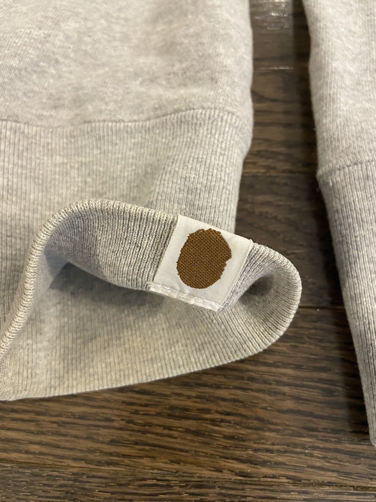 Bape OG Bape Hoodie BAPEX Felt Logo Pullover Quarter Zip Grey Size US M / EU 48-50 / 2 - 7 Thumbnail
