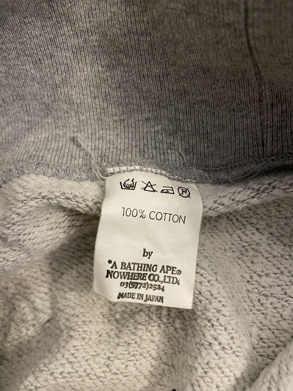 Bape OG Bape Hoodie BAPEX Felt Logo Pullover Quarter Zip Grey Size US M / EU 48-50 / 2 - 10 Thumbnail