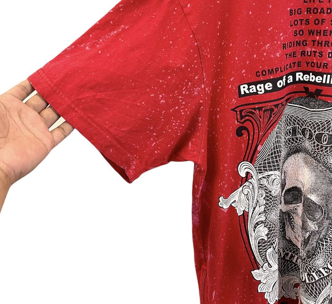 Japanese Brand × Vintage 🔥VINTAGE VERY RARE RAGE OF A REBELLION BIG SKULL FLY HIGH Size US L / EU 52-54 / 3 - 6 Thumbnail