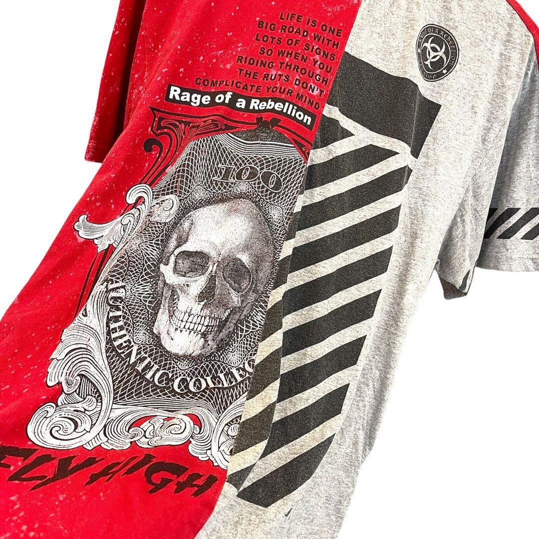 Japanese Brand × Vintage 🔥VINTAGE VERY RARE RAGE OF A REBELLION BIG SKULL FLY HIGH Size US L / EU 52-54 / 3 - 3 Thumbnail