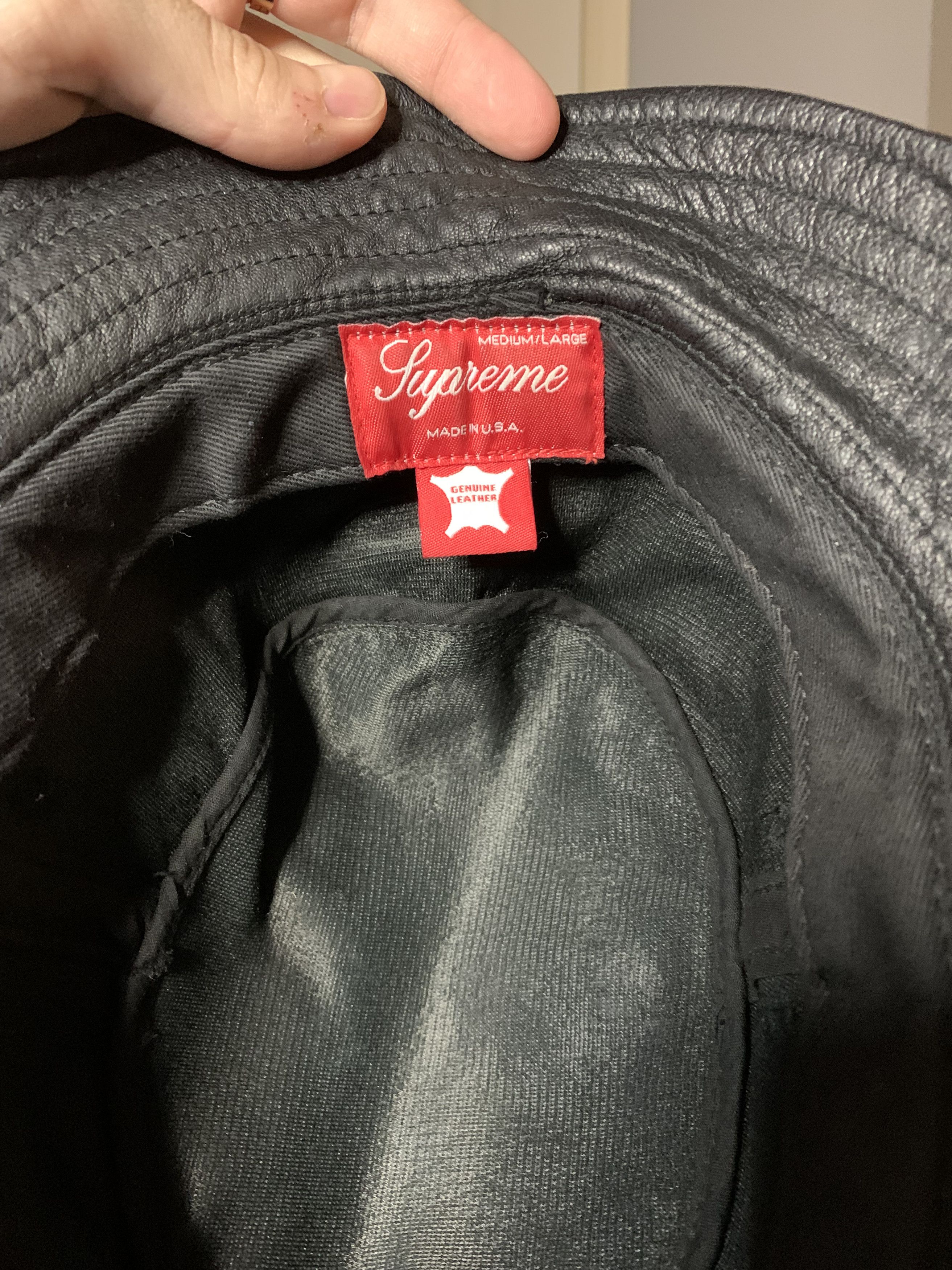 【KAZU】Supreme 2013fw leather crusher Supreme Leather Crusher (FW13)