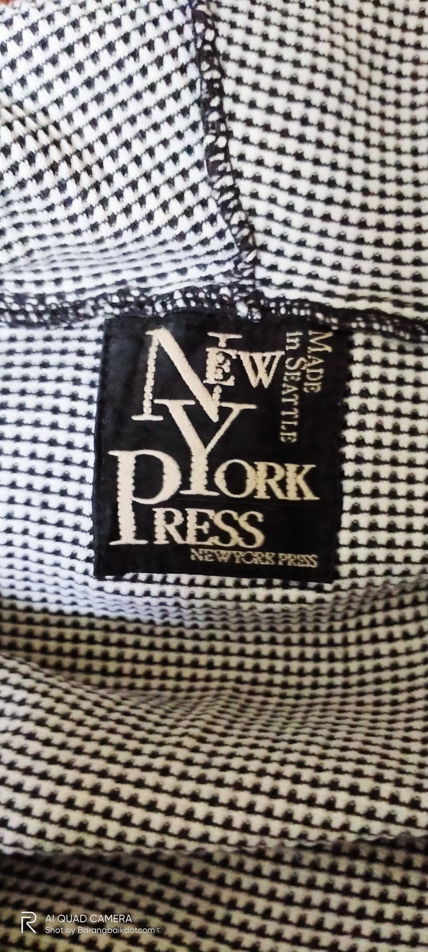 New York Post × Vintage 80's New York Press hoodie waffle pullover XXL Size US XXL / EU 58 / 5 - 8 Thumbnail