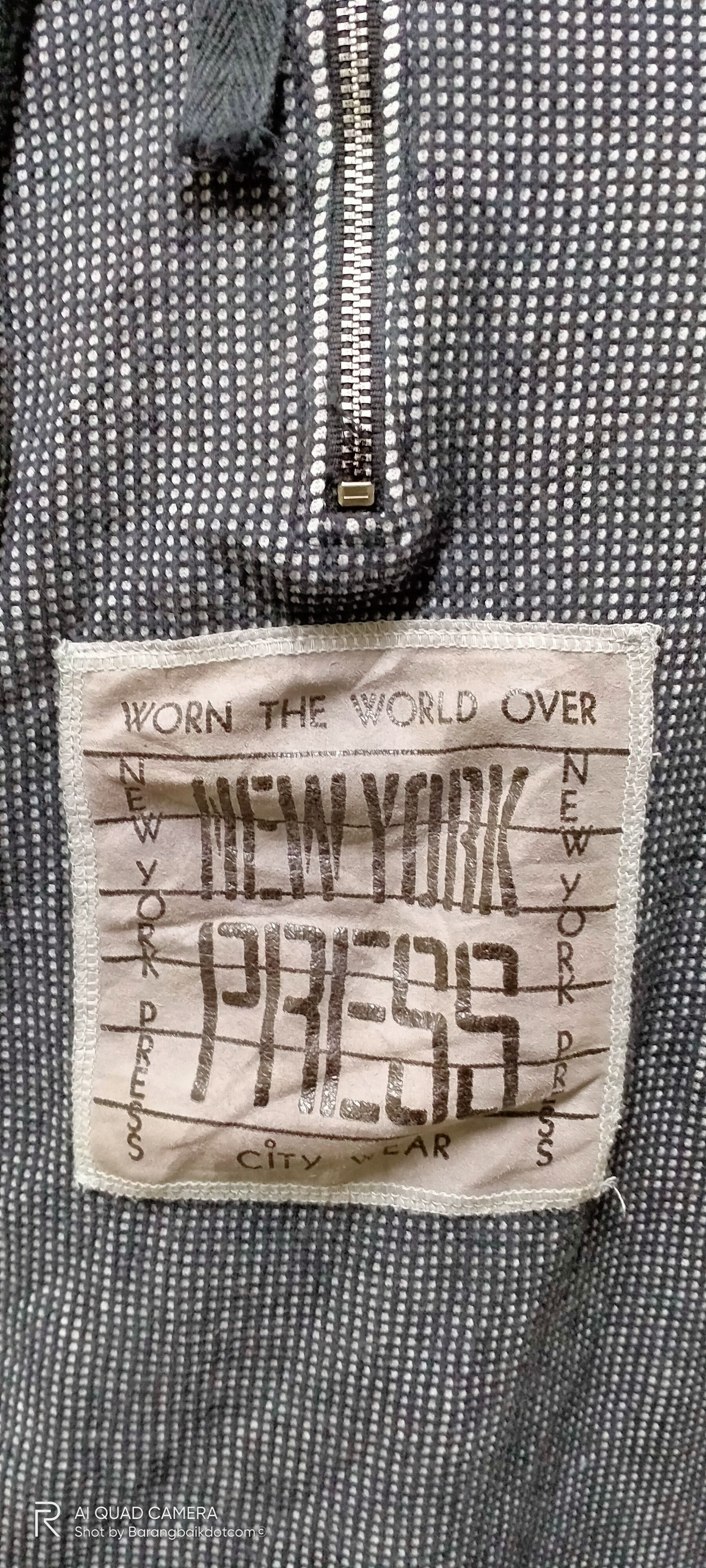 New York Post × Vintage 80's New York Press hoodie waffle pullover XXL Size US XXL / EU 58 / 5 - 7 Thumbnail