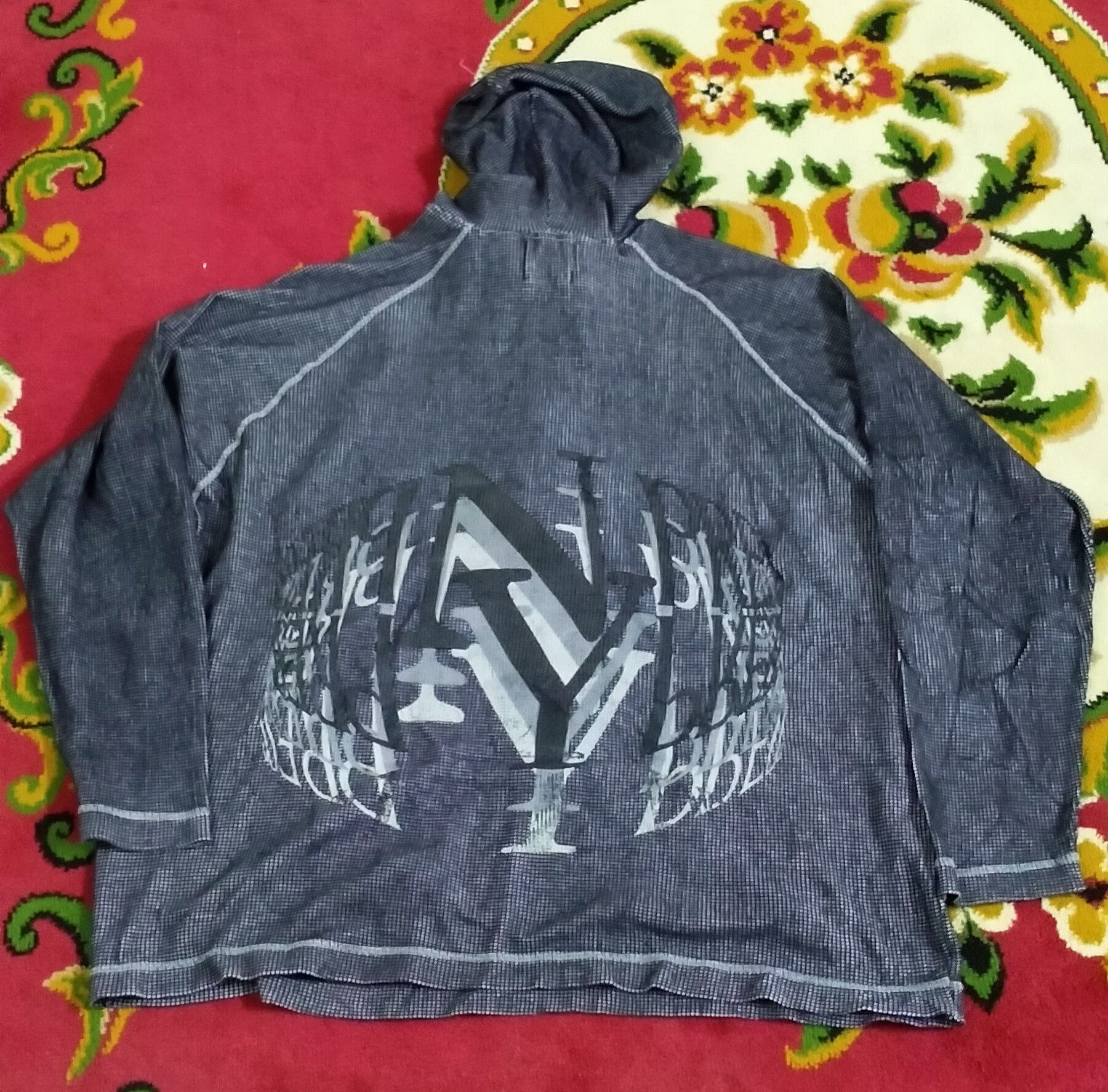 New York Post × Vintage 80's New York Press hoodie waffle pullover XXL Size US XXL / EU 58 / 5 - 2 Thumbnail
