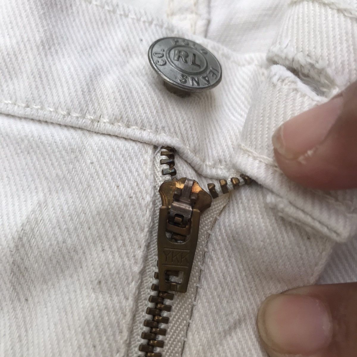 Ralph Lauren Steal⚡️Vintage RRL Ralph Laurent Denim Jeans Sun Faded 🇺🇸 Size US 32 / EU 48 - 5 Thumbnail
