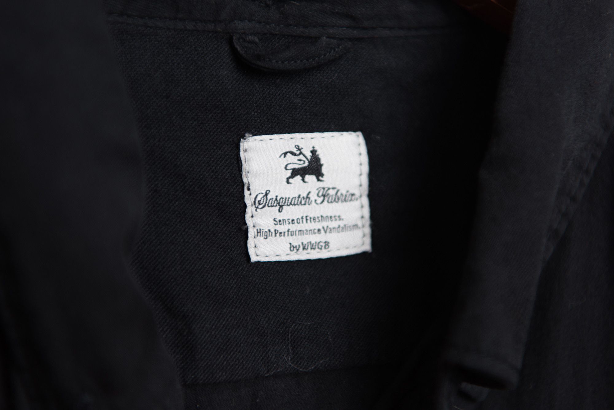 Sasquatchfabrix Black Buttonup with butterfly Size US S / EU 44-46 / 1 - 10 Thumbnail