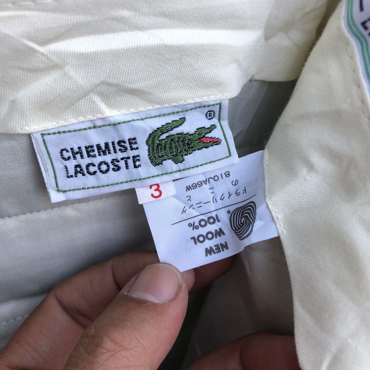 Lacoste Vintage Lacoste Checked Wool Pants Size US 30 / EU 46 - 7 Thumbnail