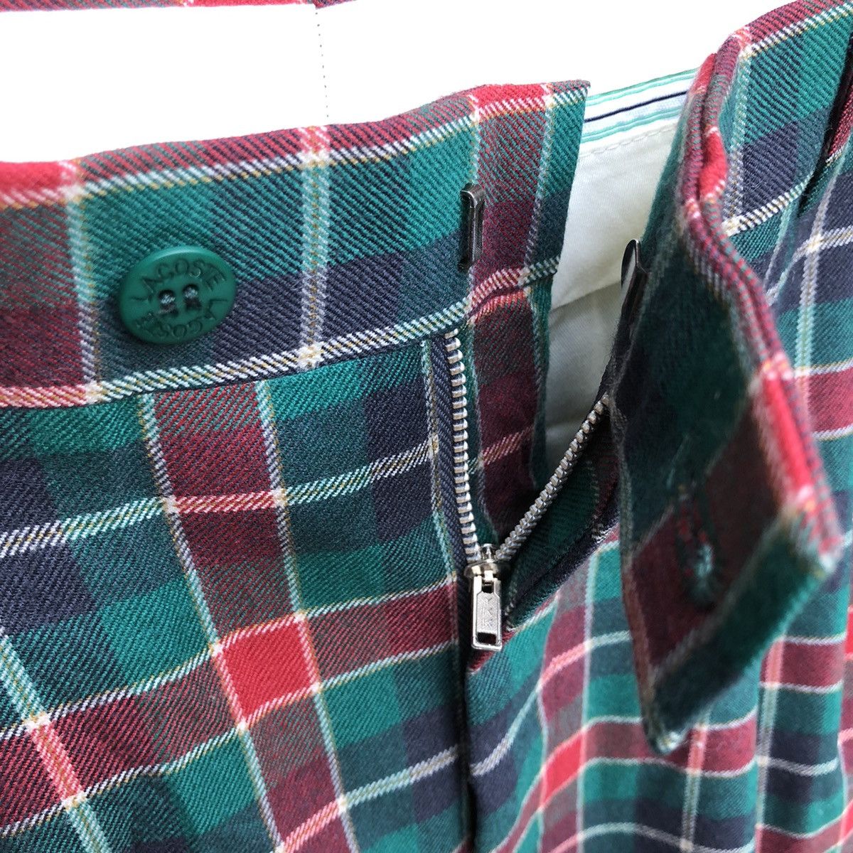 Lacoste Vintage Lacoste Checked Wool Pants Size US 30 / EU 46 - 5 Thumbnail