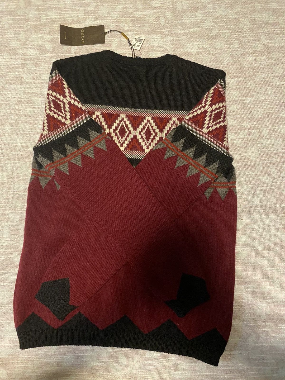 Gucci Gucci Fair Isle Wool knit Crewneck Size US M / EU 48-50 / 2 - 2 Thumbnail