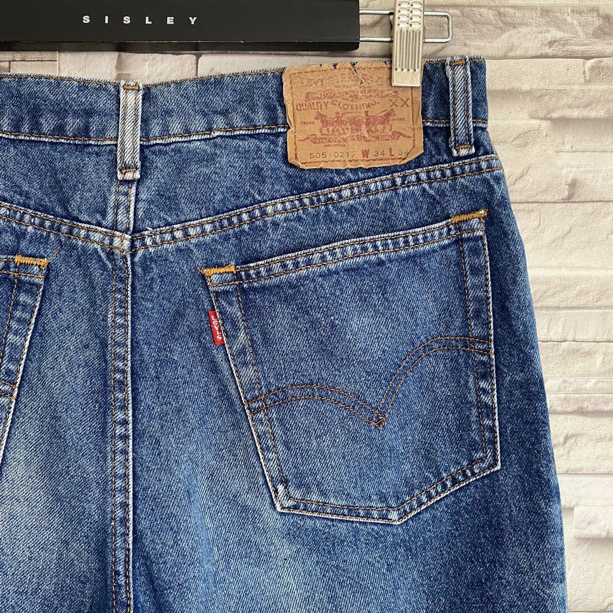 Levi's Vintage 90s Levis 505 Mudwash Jeans 32x31 Size US 32 / EU 48 - 14 Thumbnail