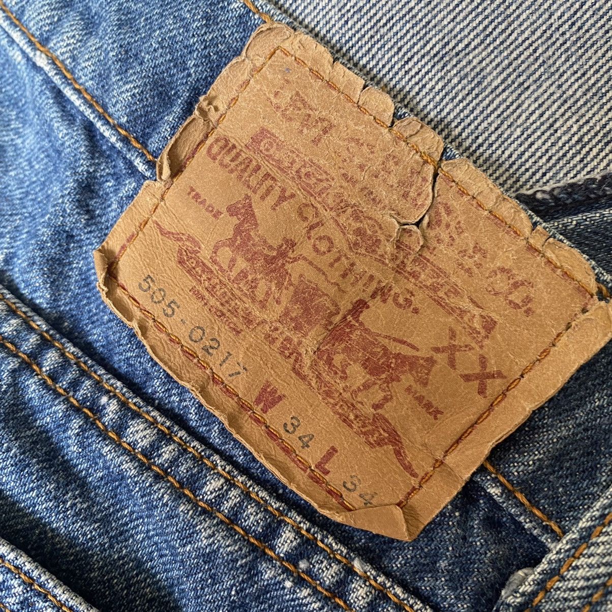 Levi's Vintage 90s Levis 505 Mudwash Jeans 32x31 Size US 32 / EU 48 - 18 Thumbnail