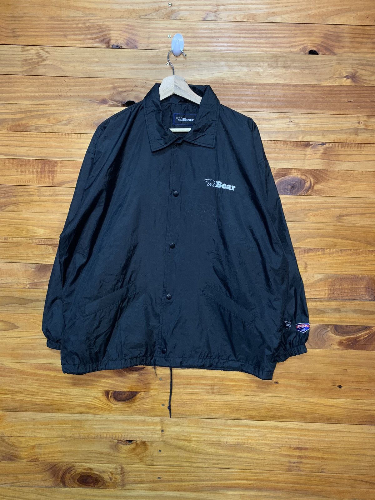 Vintage Vintage Bear Surfboard Nylon Coach Jacket Size US XL / EU 56 / 4 - 1 Thumbnail