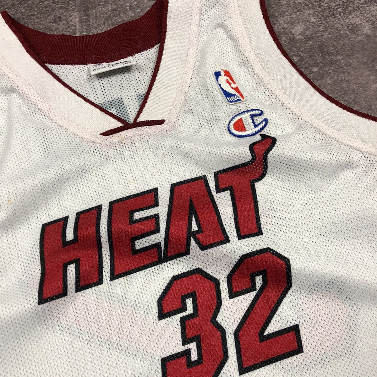 NBA Vintage Miami Heat NBA Shaquille O’Neal Champion Jersey Size US XS / EU 42 / 0 - 7 Thumbnail