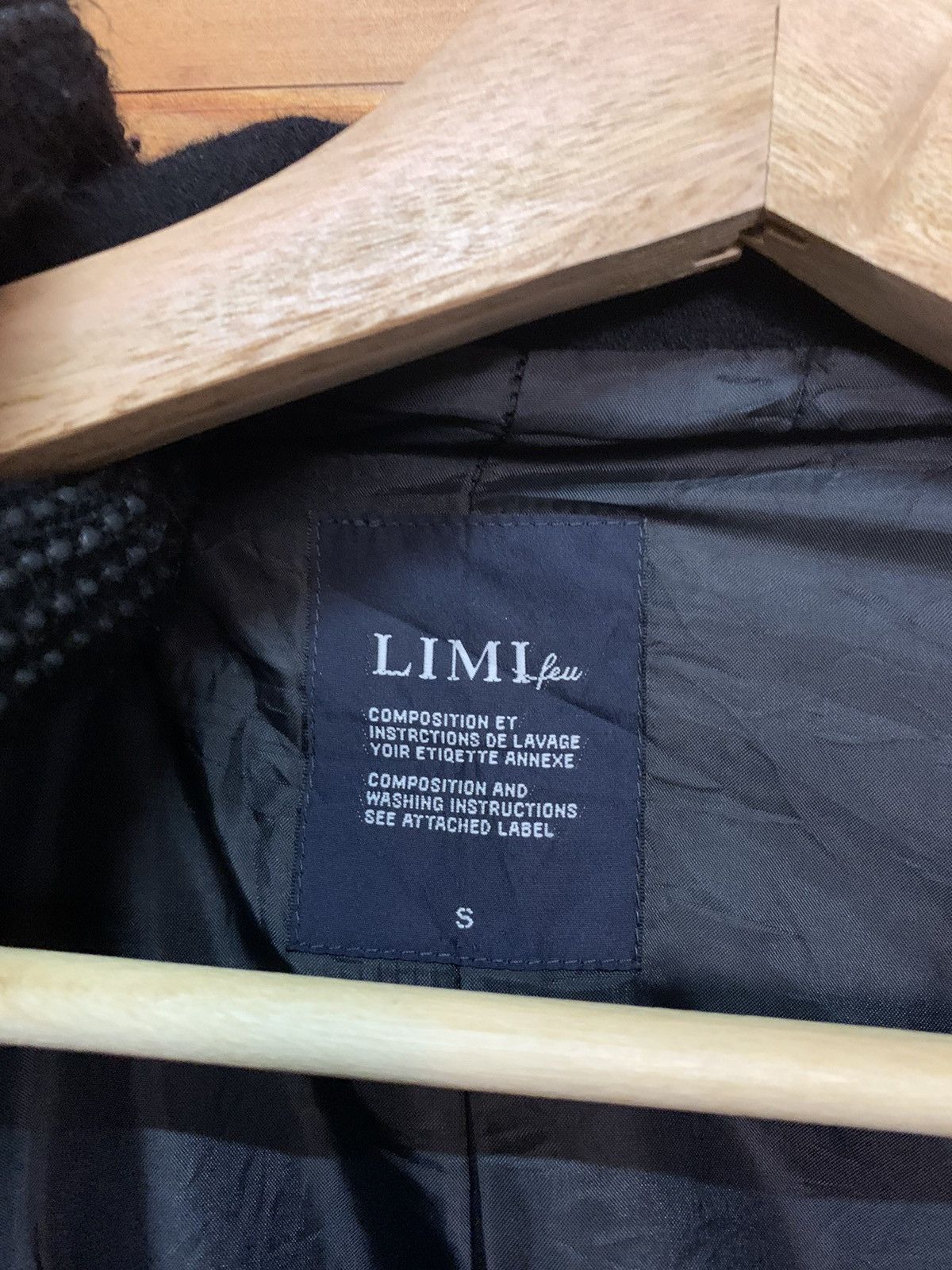 Limi Feu × Yohji Yamamoto Waterfall Collar Mohair Jacket Size US S / EU 44-46 / 1 - 11 Thumbnail