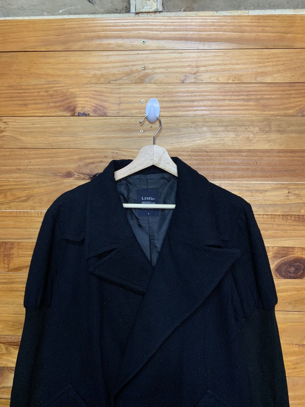Limi Feu × Yohji Yamamoto Waterfall Collar Mohair Jacket Size US S / EU 44-46 / 1 - 6 Thumbnail