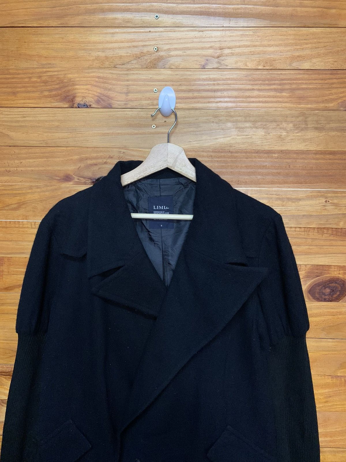 Limi Feu × Yohji Yamamoto Waterfall Collar Mohair Jacket Size US S / EU 44-46 / 1 - 7 Thumbnail