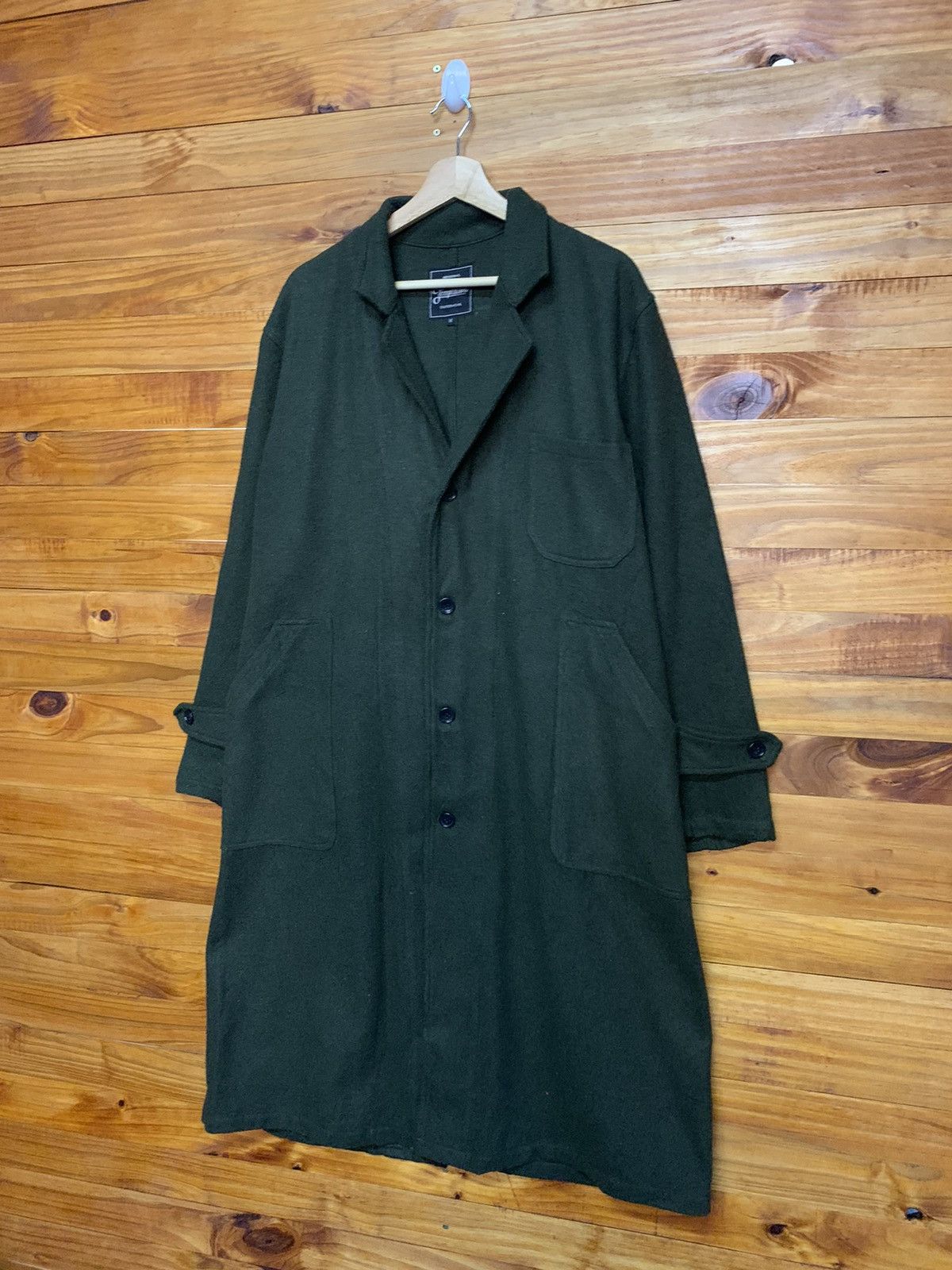 Japanese Brand Temptation Original Garment Outwear Wool Overcoat Size US M / EU 48-50 / 2 - 3 Thumbnail