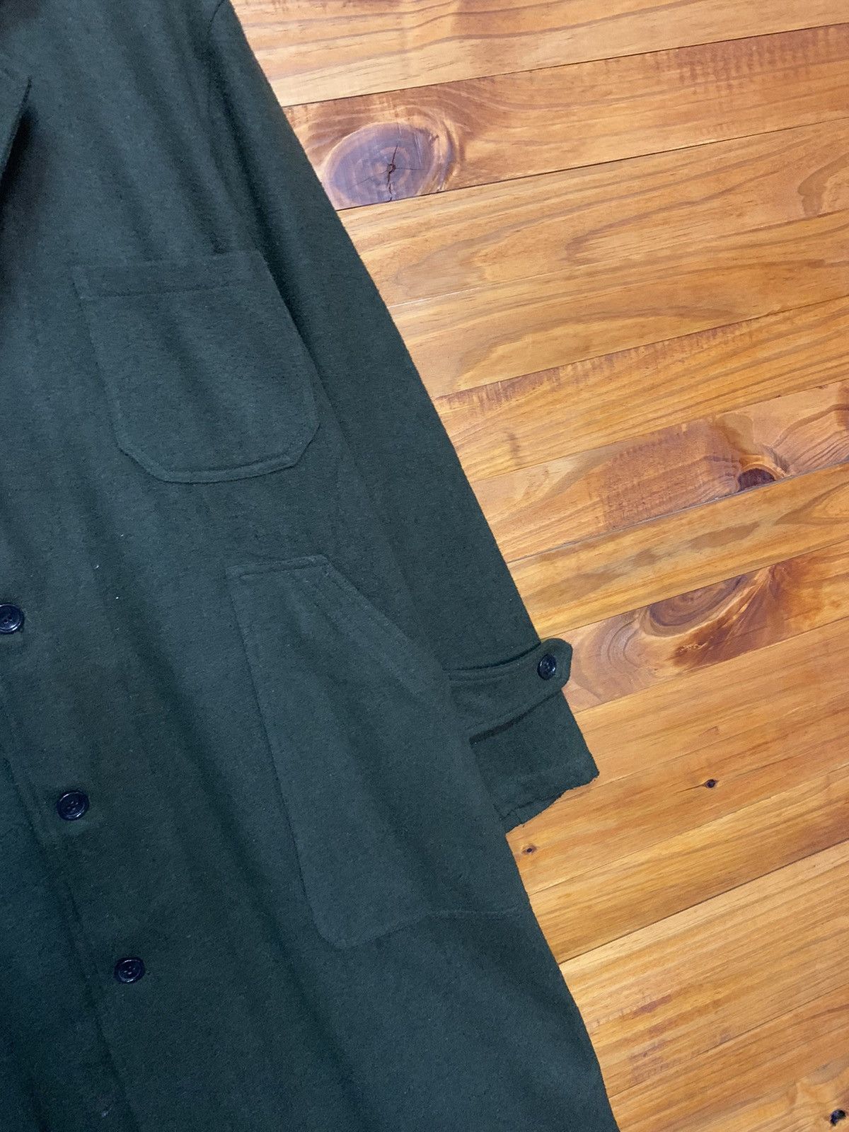 Japanese Brand Temptation Original Garment Outwear Wool Overcoat Size US M / EU 48-50 / 2 - 6 Thumbnail