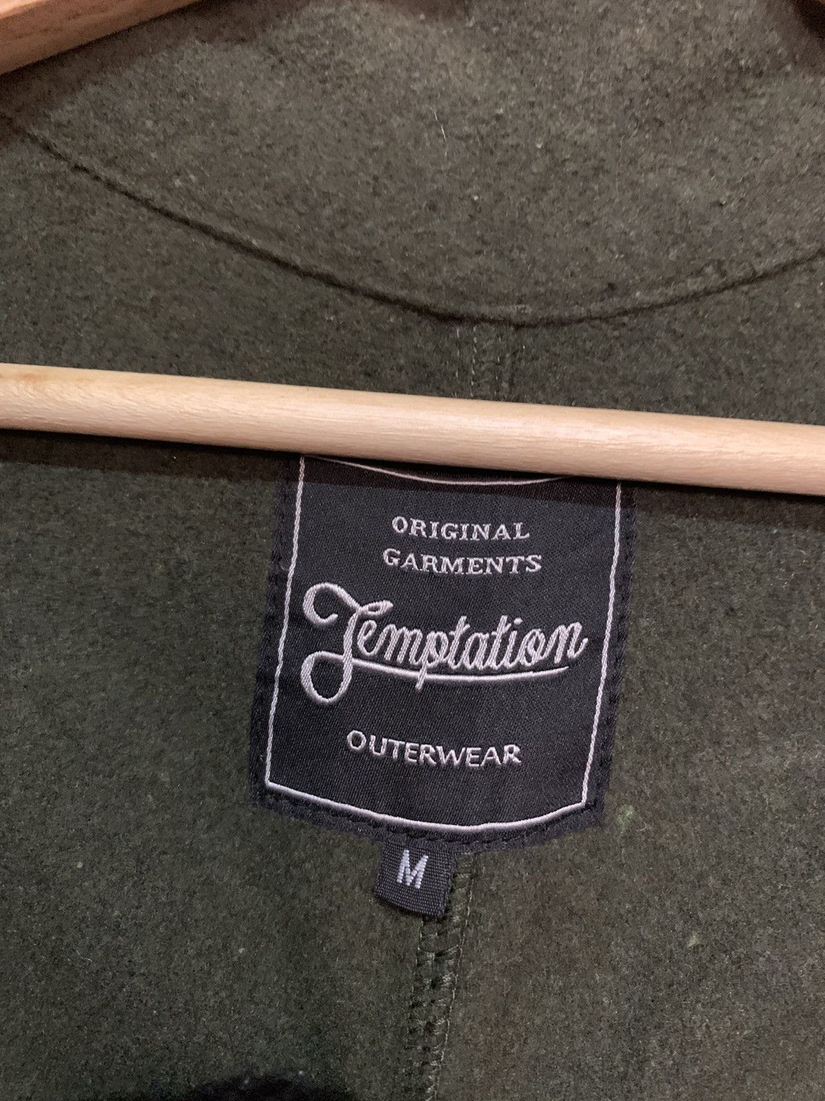Japanese Brand Temptation Original Garment Outwear Wool Overcoat Size US M / EU 48-50 / 2 - 9 Thumbnail