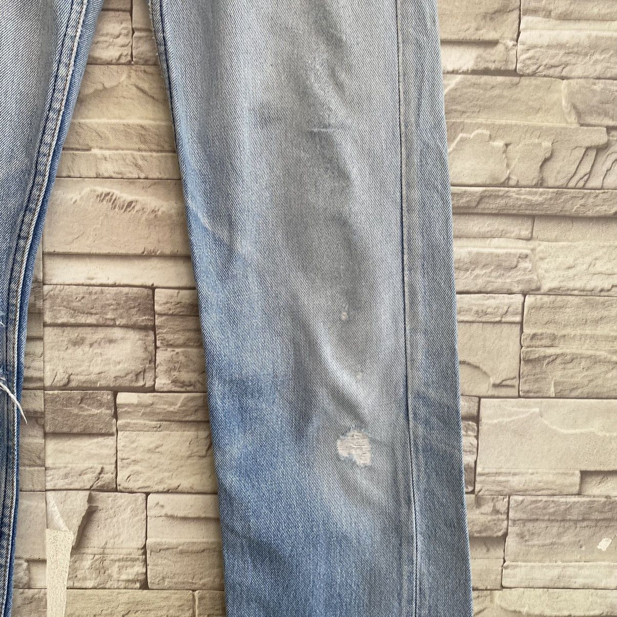 Levi's Vintage 80s Levis 501 Distressed Jeans 27x33 Size US 27 - 7 Thumbnail