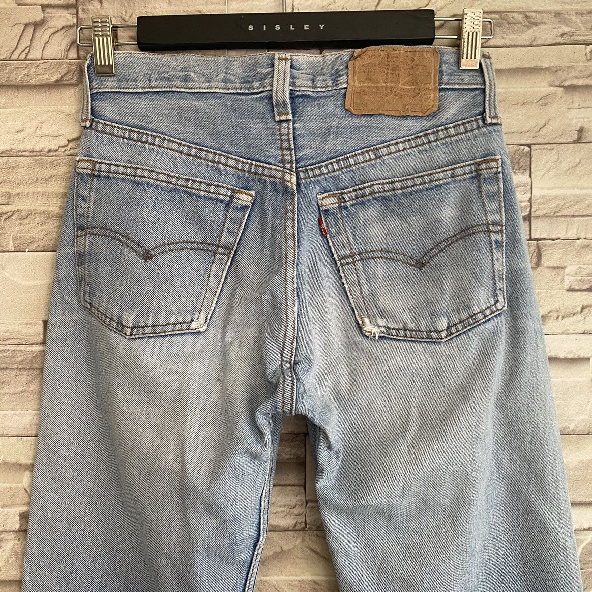 Levi's Vintage 80s Levis 501 Distressed Jeans 27x33 Size US 27 - 11 Thumbnail