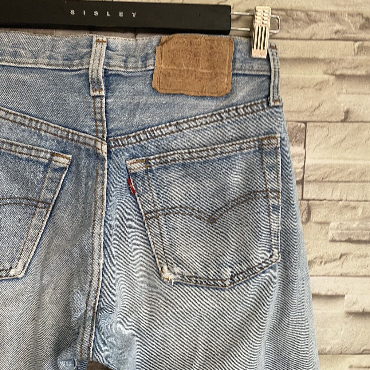 Levi's Vintage 80s Levis 501 Distressed Jeans 27x33 Size US 27 - 13 Thumbnail