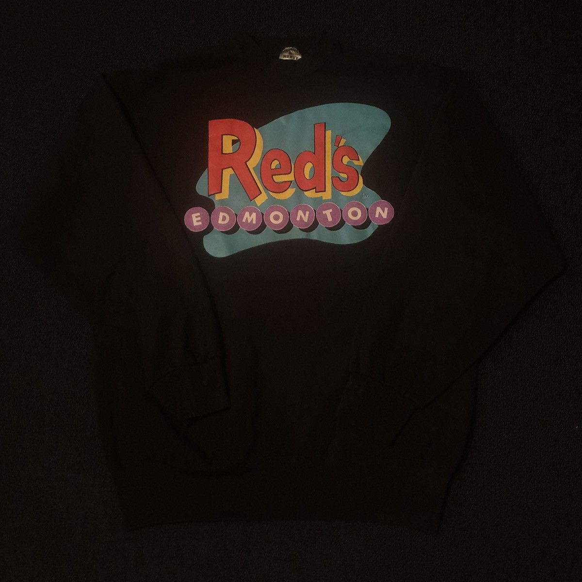 Vintage Vintage 90s Red’s Bowling Edmonton Rec Room Graphic Crewneck Size US L / EU 52-54 / 3 - 3 Thumbnail