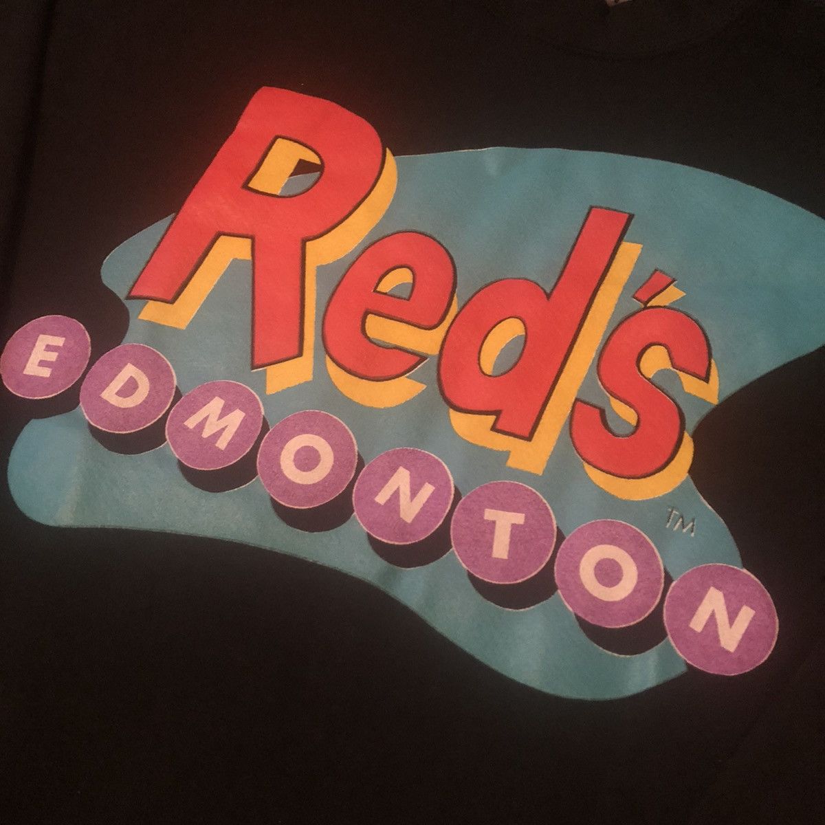 Vintage Vintage 90s Red’s Bowling Edmonton Rec Room Graphic Crewneck Size US L / EU 52-54 / 3 - 4 Thumbnail