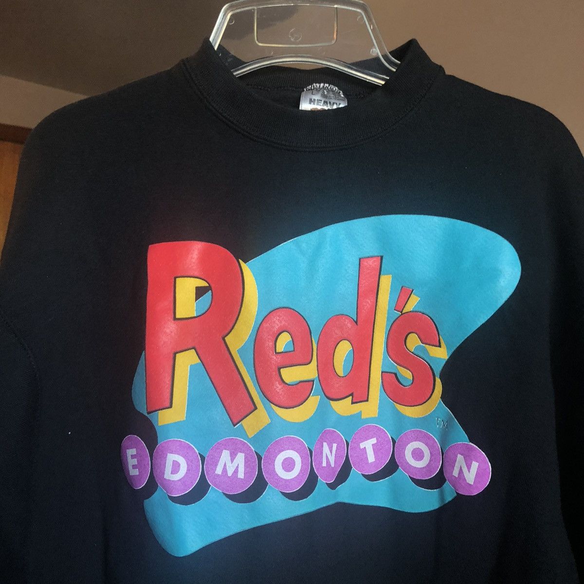 Vintage Vintage 90s Red’s Bowling Edmonton Rec Room Graphic Crewneck Size US L / EU 52-54 / 3 - 1 Thumbnail