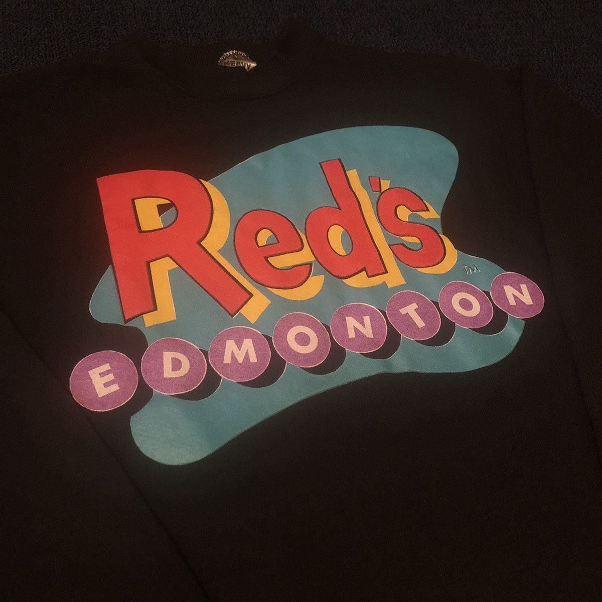 Vintage Vintage 90s Red’s Bowling Edmonton Rec Room Graphic Crewneck Size US L / EU 52-54 / 3 - 2 Thumbnail