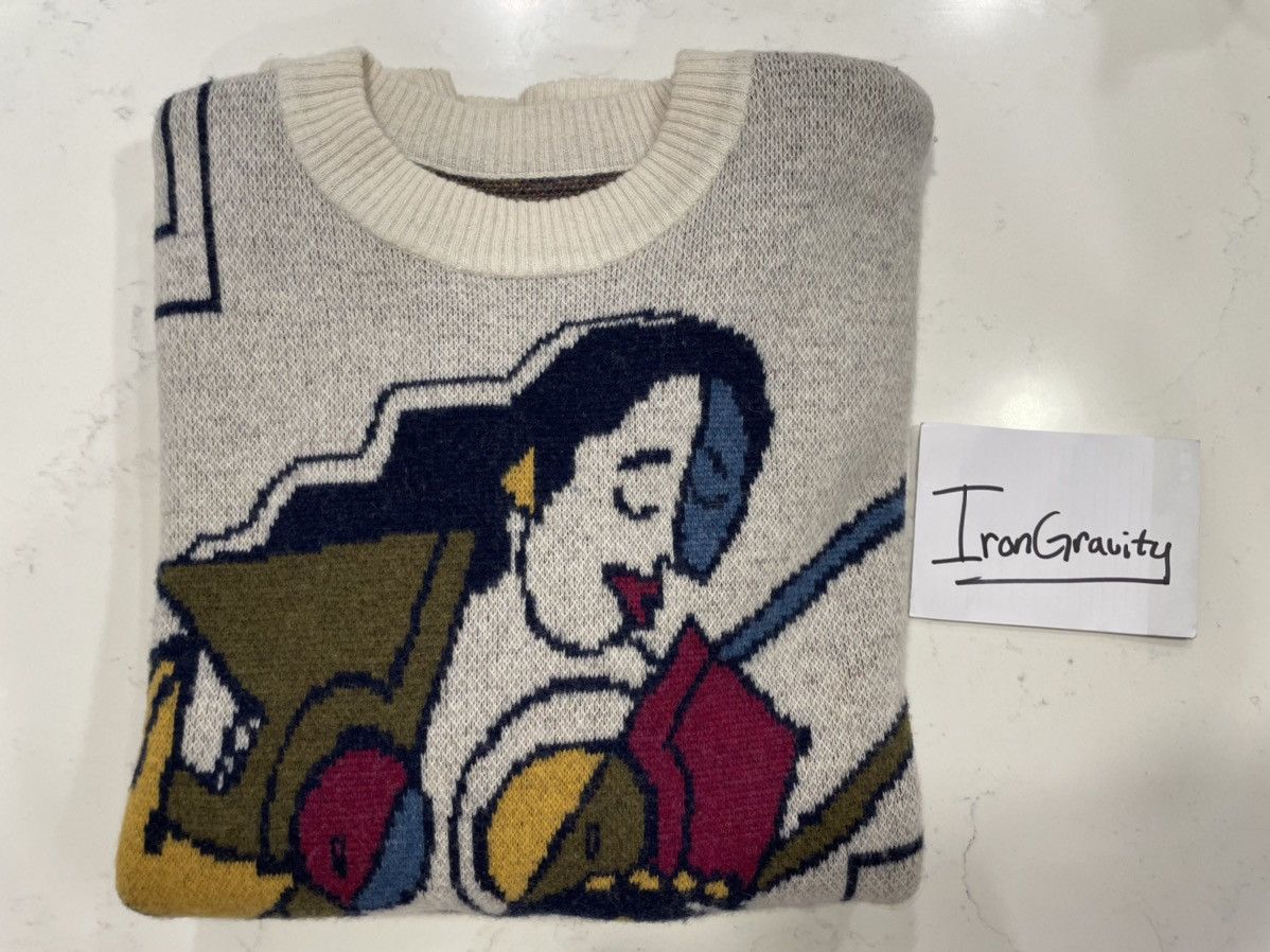 Aime Leon Dore Aimé Leon Dore Molina Knit Tape Up Sweater Size L Large Size US L / EU 52-54 / 3 - 3 Thumbnail