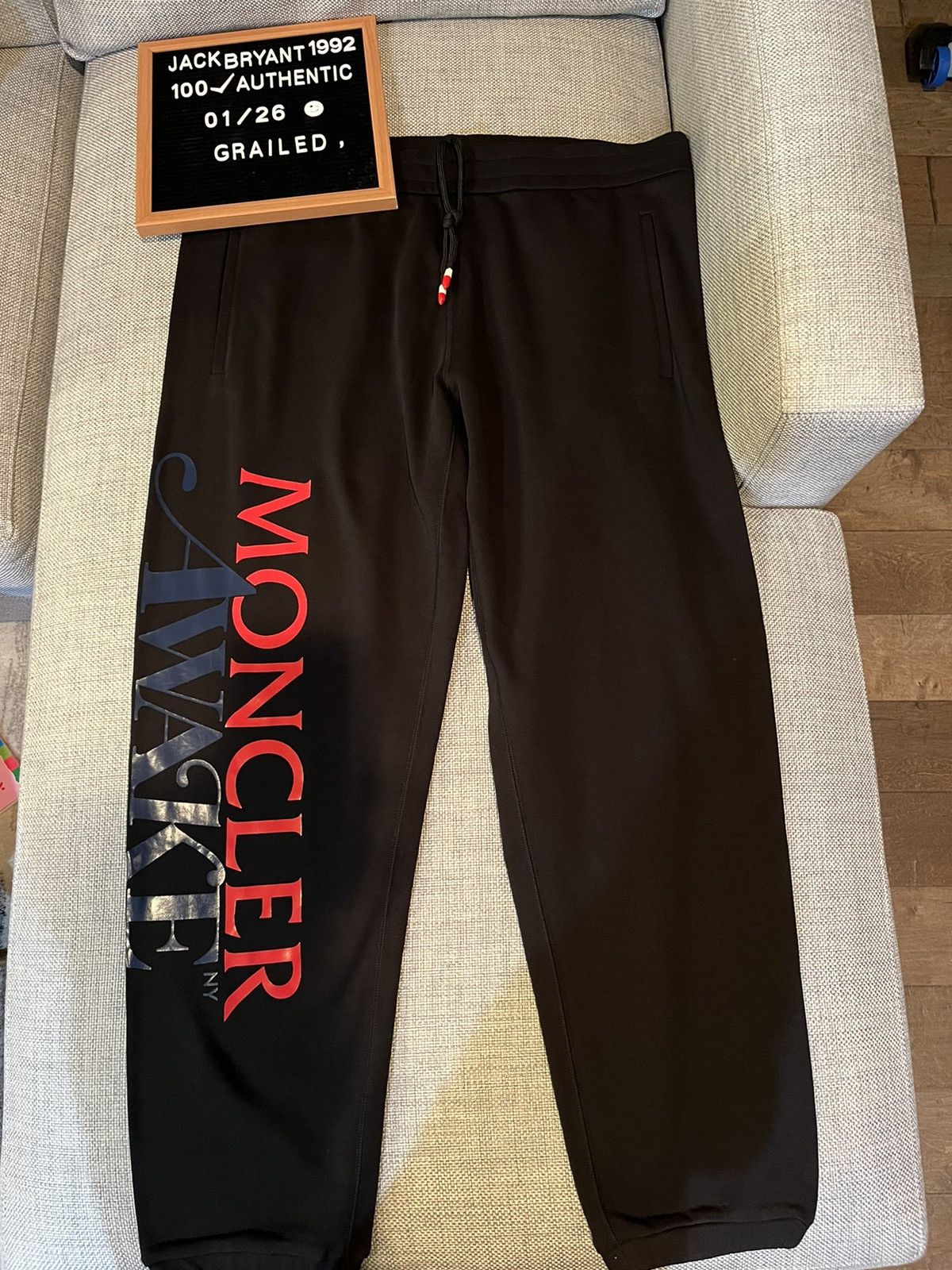 Moncler Awake x Moncler Maglia Pants Sweatpants Black Size 2XL | Grailed