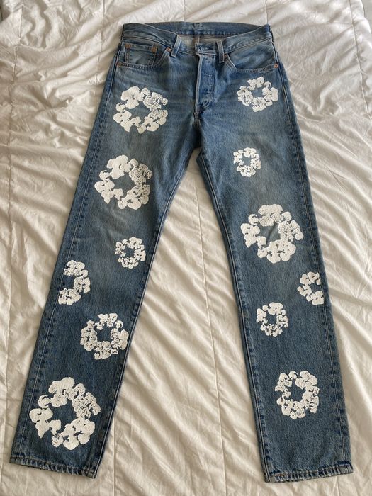 Denim Tears x Levi's Cotton Wreath Jean Light Wash