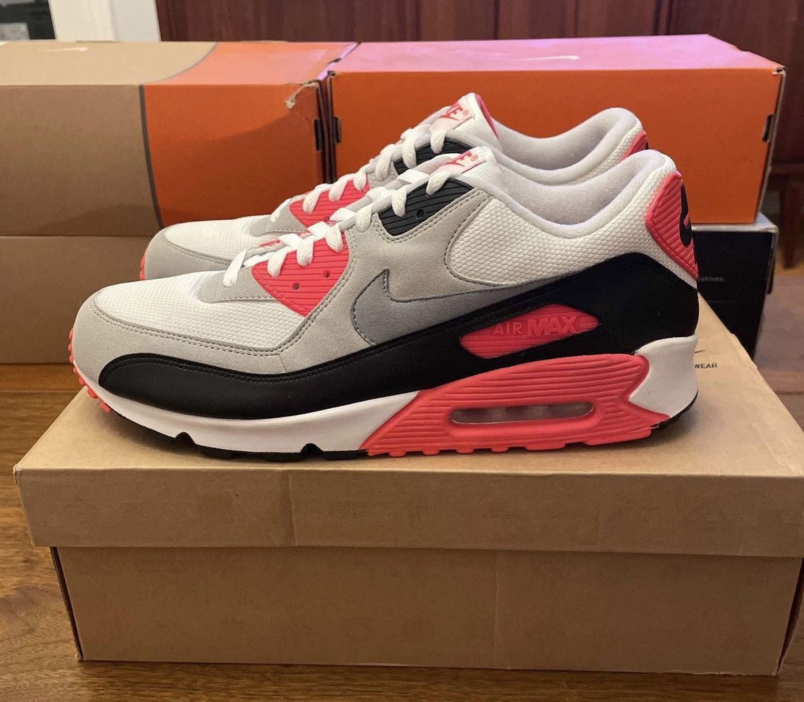 Nike Air Max 90 2008 Infrared Quickstrike Tier Zero Size US 12 / EU 45 - 9 Thumbnail