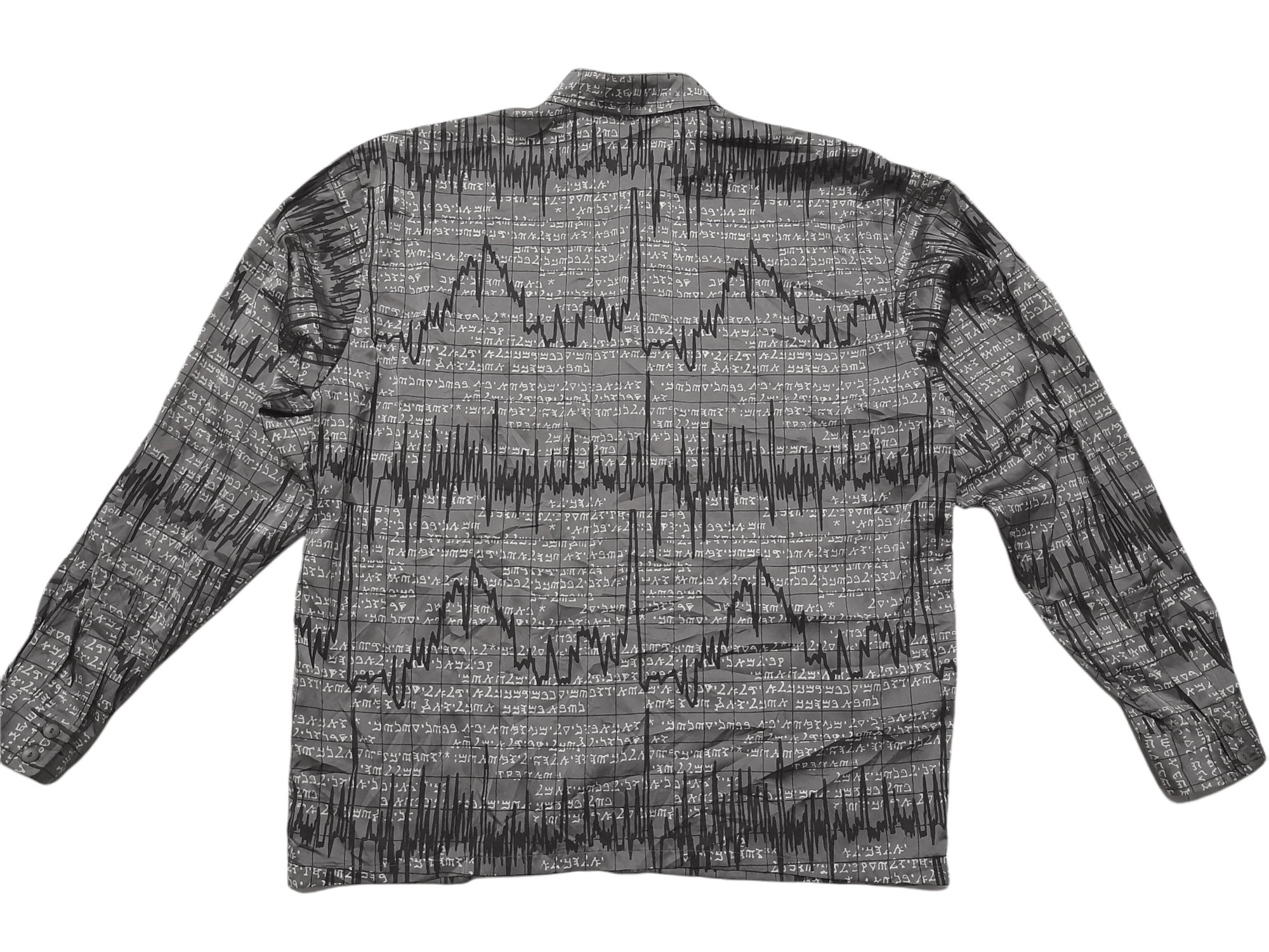 Designer × Kansai Yamamoto Kansai Yamamoto Japan Greek Hebrew Fullprint Shirt (D680) Size US M / EU 48-50 / 2 - 5 Thumbnail