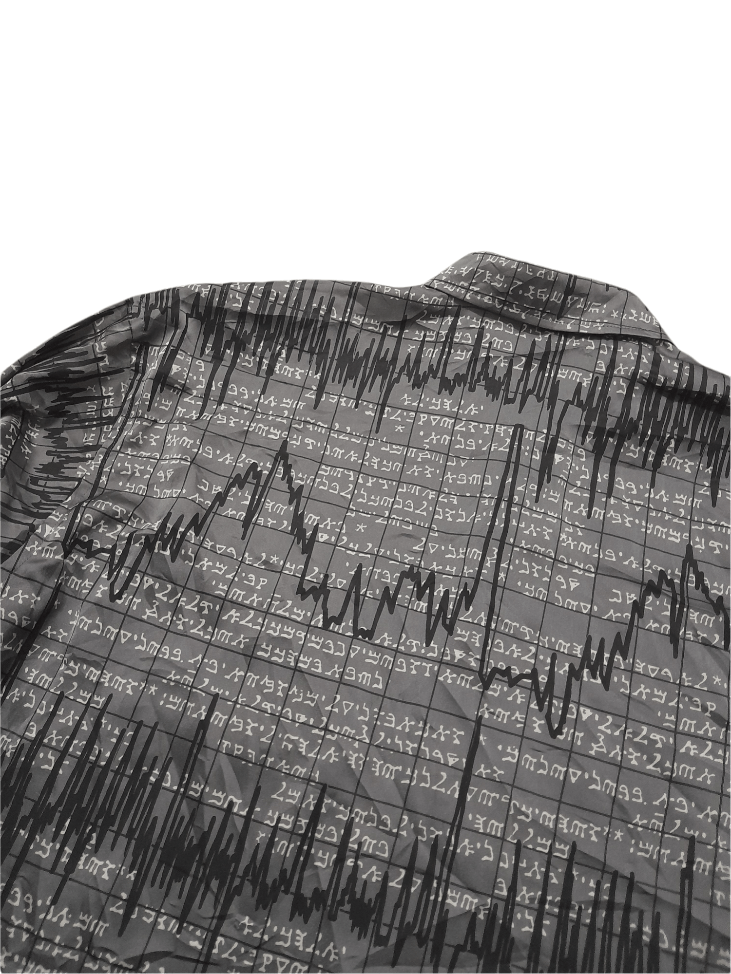 Designer × Kansai Yamamoto Kansai Yamamoto Japan Greek Hebrew Fullprint Shirt (D680) Size US M / EU 48-50 / 2 - 6 Thumbnail
