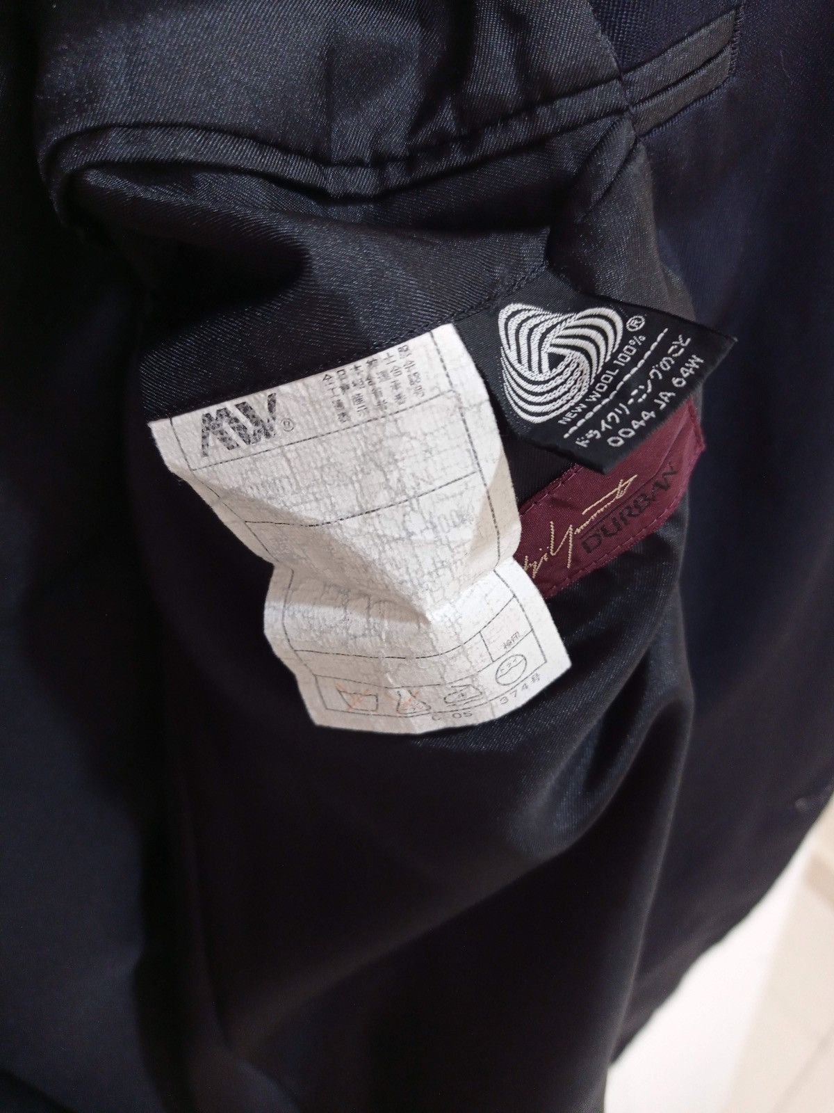 Yohji Yamamoto Vintage A.A.R Yohji Yamamoto Double Breasted Coat Size 42L - 5 Thumbnail
