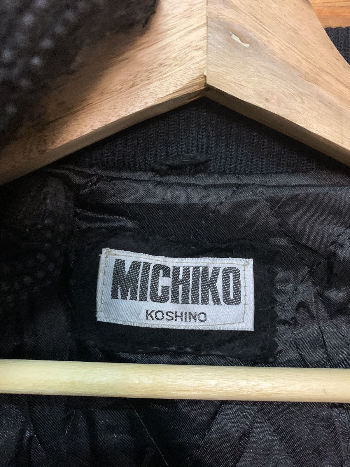 Michiko Koshino London Vintage Michiko Koshino Uk Flag Big Logo Velvet Jacket Size US M / EU 48-50 / 2 - 10 Thumbnail