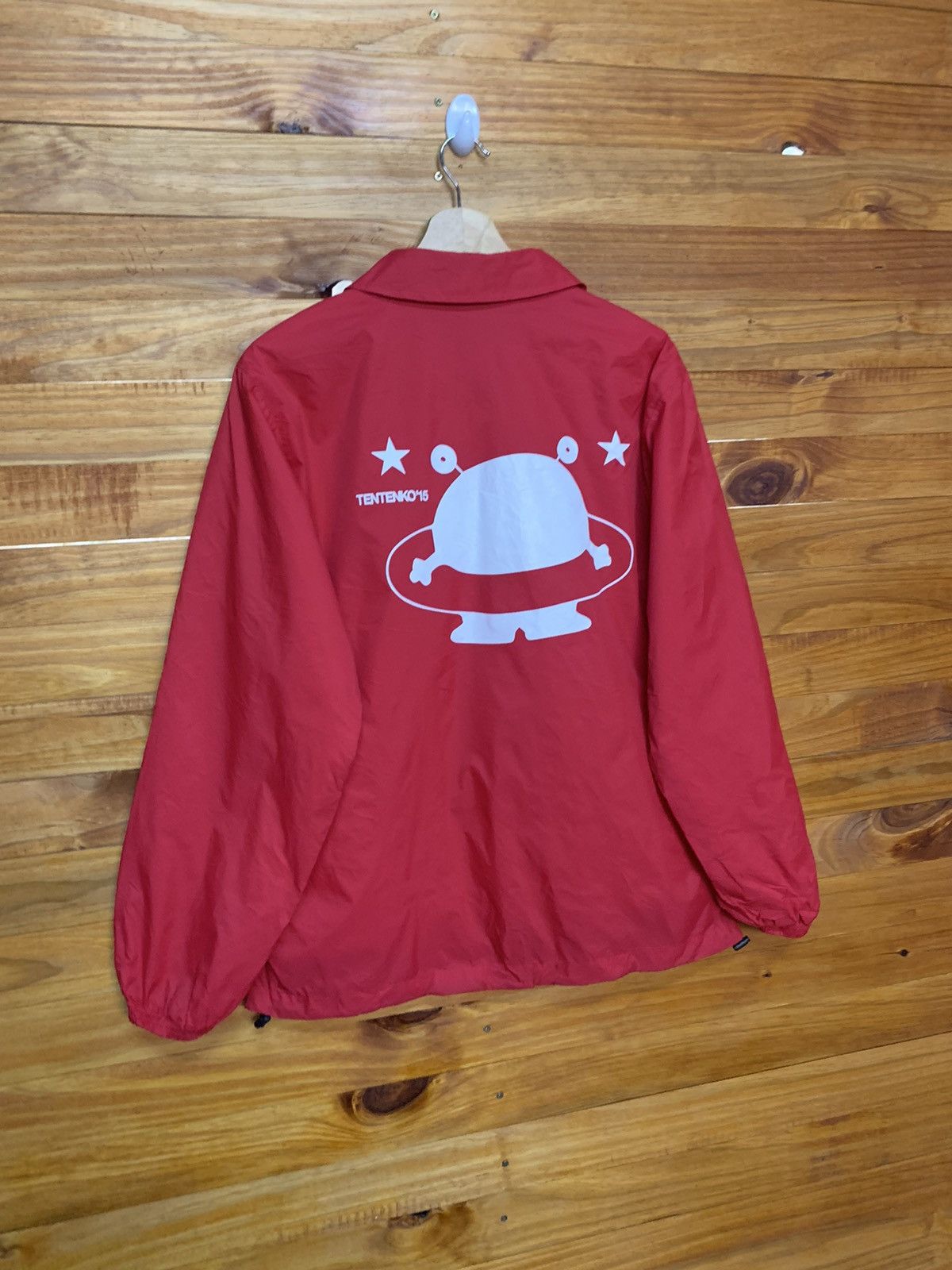 Anime × Japanese Brand Tentekoten Big Logo Nylon Coach Jacket Size US M / EU 48-50 / 2 - 3 Thumbnail