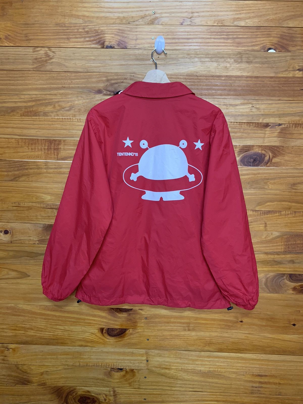 Anime × Japanese Brand Tentekoten Big Logo Nylon Coach Jacket Size US M / EU 48-50 / 2 - 1 Thumbnail