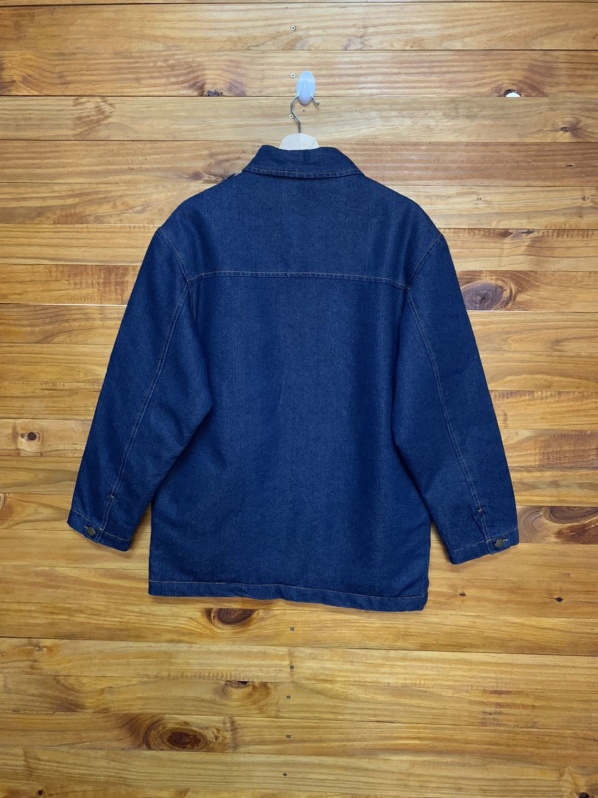 Vintage Vintage Franco Collezioni Denim Sherpa Workers Jacket Size US M / EU 48-50 / 2 - 4 Thumbnail