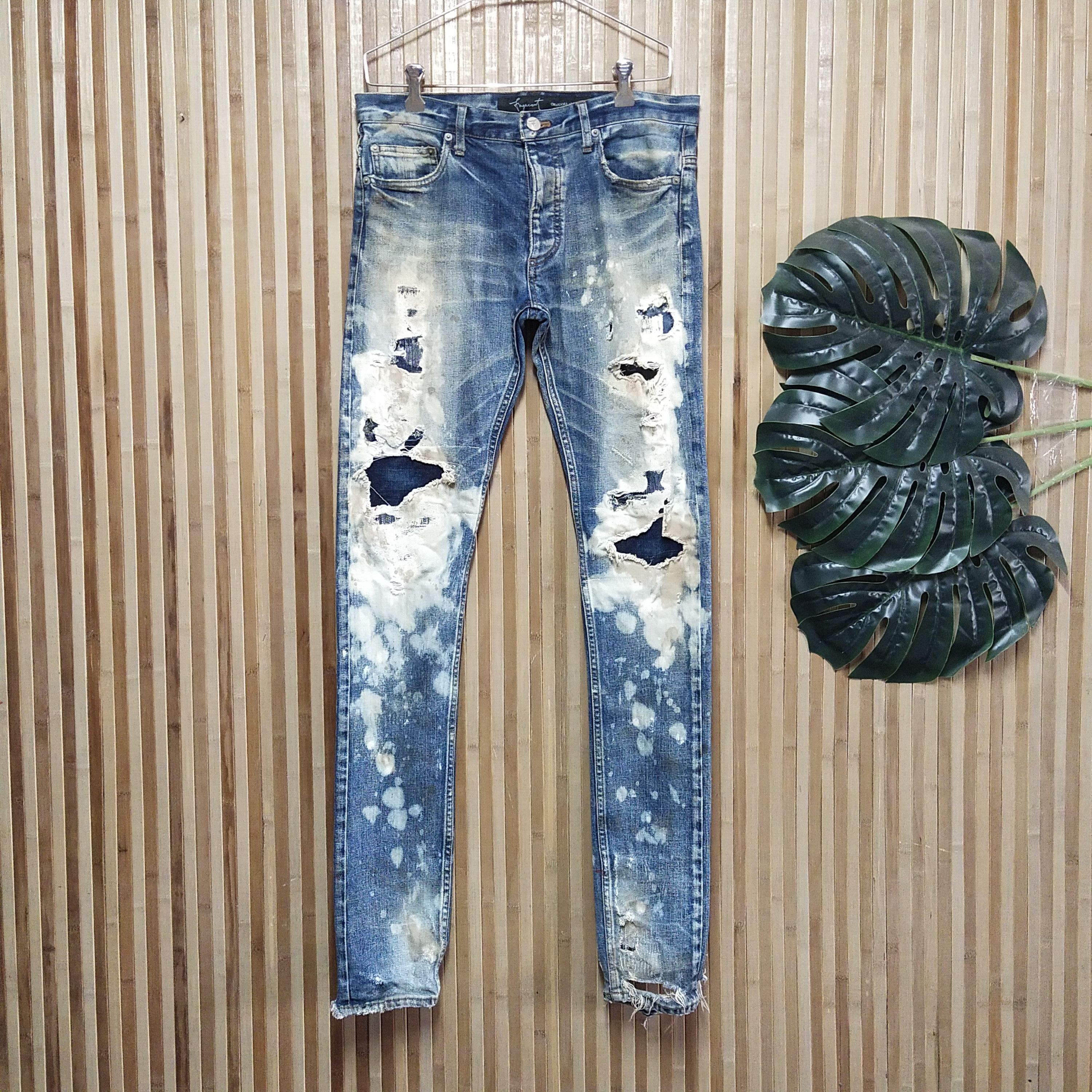Distressed Denim Fagassent Okayama x London Toshiki Aoki Jeans | Grailed