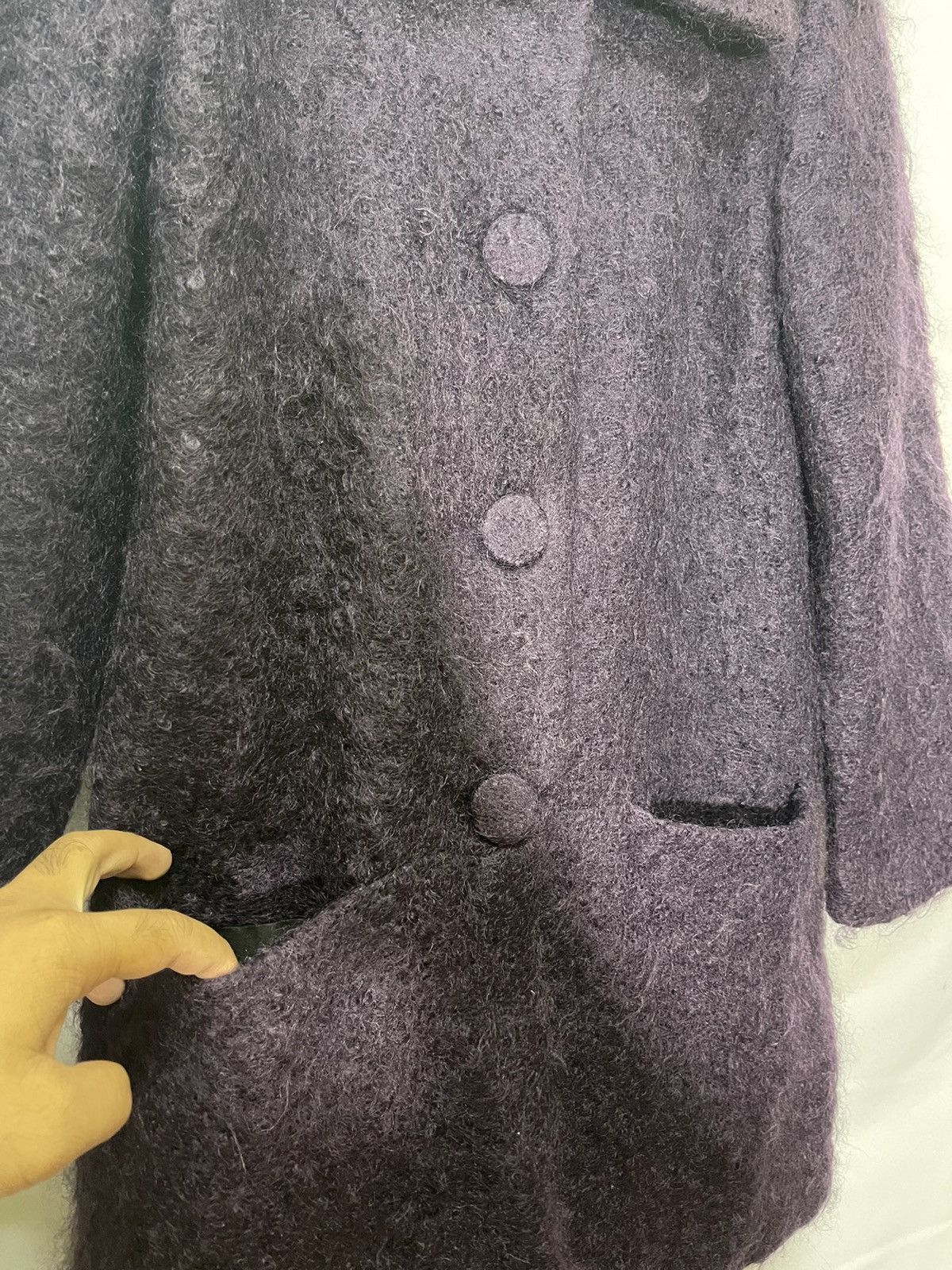 agnes b. AGNES B MOHAIR BUTTON JACKET Size US S / EU 44-46 / 1 - 4 Thumbnail