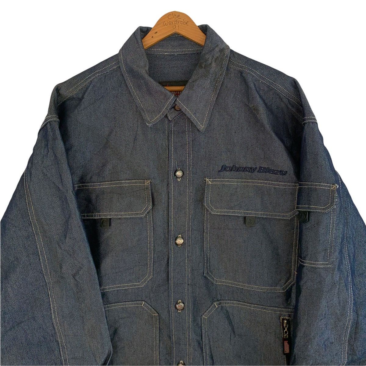 Marvel Comics Johnny Blaze Ghost Rider Movie Denim Jacket Size US L / EU 52-54 / 3 - 3 Thumbnail